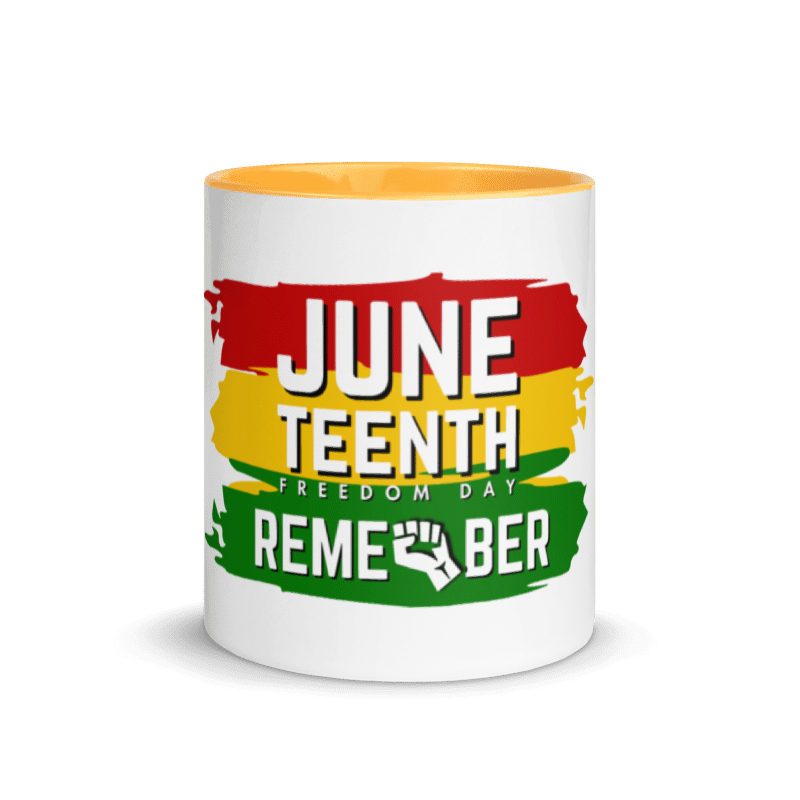 Remember Juneteenth Mug with Color Inside (11 oz)