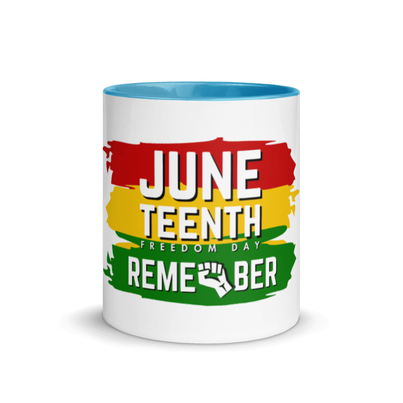Remember Juneteenth Mug with Color Inside (11 oz)