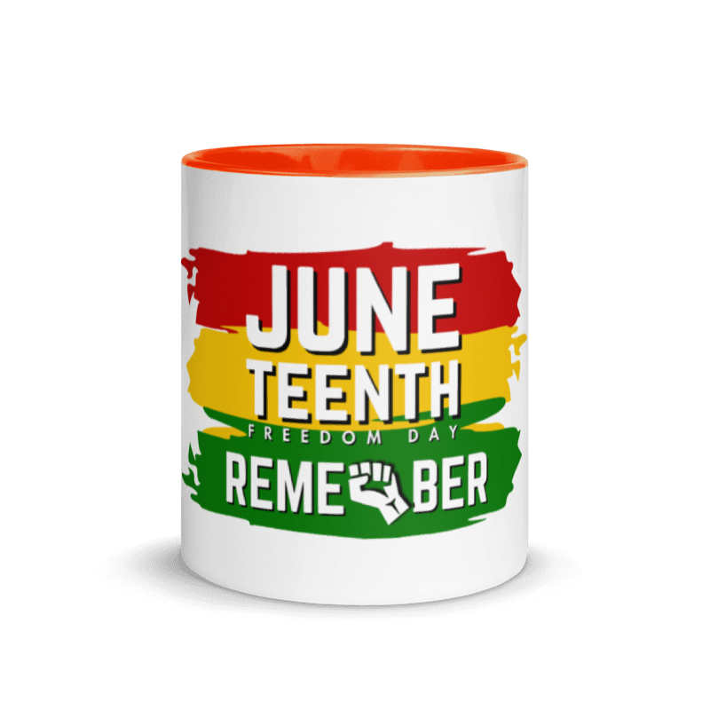 Remember Juneteenth Mug with Color Inside (11 oz)