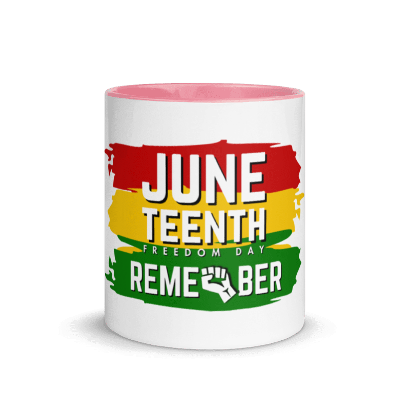 Remember Juneteenth Mug with Color Inside (11 oz)